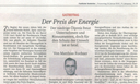 Der Preis der Energie