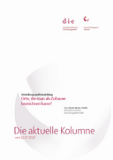 Orte, die man als Zuhause bezeichnen kann?