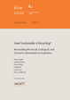 Cover: How sustainable is recycling? Reconciling the social, ecological, and economic dimensions in Argentina