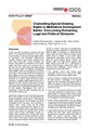 Channelling special drawing rights to multilateral development banks: overcoming remaining legal and political obstacles