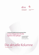 So kann Kooperation für die Agenda 2030 gelingen