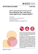 Der Arktische Rat: vom Rovaniemi Spirit zum Tromsö Spirit?