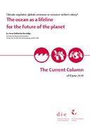 The ocean as a lifeline for the future of the planet