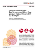 Das Vertrauensverhältnis Europas zum Globalen Süden steht auf dem Spiel