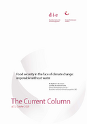 Food security in the face of climate change: impossible without water