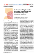 Eine komplexe Aufgabe inmitten des Krieges: Wiederaufbau und EU-Integration der Ukraine miteinander verzahnen