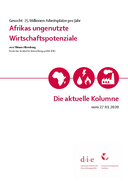 Afrikas ungenutzte Wirtschaftspotenziale