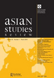[Translate to English:] Cover: Asian Studies Review, "Unmasking the middle class in the Philippines: aspirations, lifestyles, and prospects for sustainable consumption" by Never, Babette / Albert, Jose Ramon G. (2021)