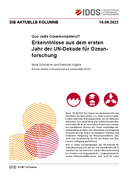 Erkenntnisse aus dem ersten Jahr der UN-Dekade für Ozeanforschung