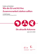 Wie die EU und AU ihre Zusammenarbeit stärken sollten