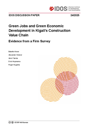 Cover IDOS Discussion Paper