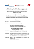 [Translate to English:] Workshop Programme "Health Economics, Development and Climate Change"