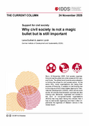 Why civil society is not a magic bullet but is still important