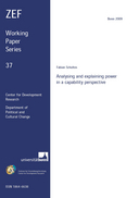 Analysing and explaining power in a capability perspective