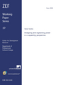 Analysing and explaining power in a capability perspective