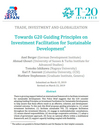 Cover: Towards G20 guiding principles on investment facilitation for sustainable development