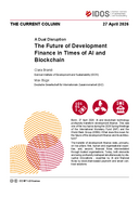 The Future of Development Finance in Times of AI and Blockchain 