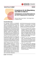 Kompetenzen für die Mitgestaltung einer Welt im Umbruch: Verbleibstudie und Zukunftsorientierung der IDOS Postgraduierten-Ausbildung