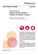 Wasser für den Frieden? Frieden für Wasser in Gaza!