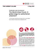 The World Urban Forum: A global stage for authoritarian urbanism?