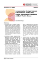 Communicating strategic interests in humanitarian aid may help counter authoritarian propaganda and build trust in Europe