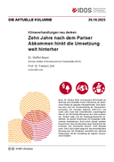 Zehn Jahre nach dem Pariser Abkommen hinkt die Umsetzung weit hinterher