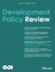 Cover: Development Policy Review