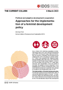 Approaches for the implementation of a feminist development policy 
