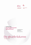 Was bringt die erneute Militäroffensive?