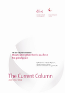 How to strengthen the EU as a force for global peace 