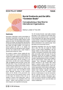 Social contracts and the UN’s “Common Goals”: conceptualising a new role for international organisations