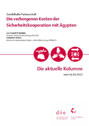 Die verborgenen Kosten der Sicherheitskooperation mit Ägypten