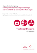 Germany and Europe need to provide stronger support to COVID-19 recovery in the MENA region