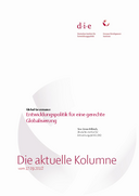 Entwicklungspolitik für eine gerechte Globalisierung