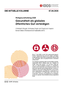 Gesundheit als globales öffentliches Gut verteidigen