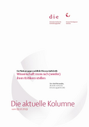 Wissenschaft muss sich (wieder) ihren Kritikern stellen