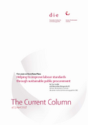 Helping to improve labour standards through sustainable public procurement