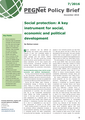 Social protection: a key instrument for social, economic and political development