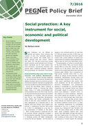 Social protection: a key instrument for social, economic and political development