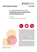 Urbanisierung, die Klimakrise und die Rolle der G7 