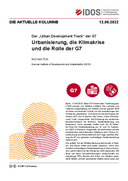 Urbanisierung, die Klimakrise und die Rolle der G7 