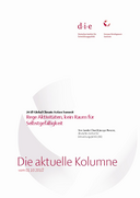 Rege Aktivitäten, kein Raum für Selbstgefälligkeit