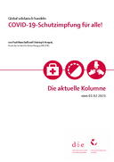 COVID-19-Schutzimpfung für alle!