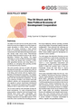 The oil shock and the new political economy of development cooperation