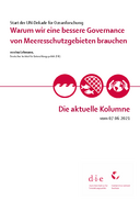 Warum wir eine bessere Governance von Meeresschutzgebieten brauchen
