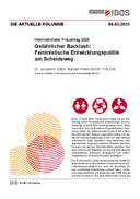 Gefährlicher Backlash: Feministische Entwicklungspolitik am Scheideweg