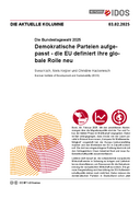 Demokratische Parteien aufgepasst - die EU definiert ihre globale Rolle neu