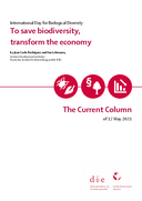 To save biodiversity, transform the economy