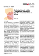 Conflicting interests and the localisation of international migration governance norms in Ghana