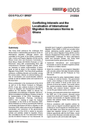 Conflicting interests and the localisation of international migration governance norms in Ghana